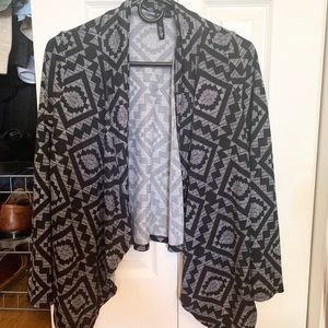 Open front cardigan